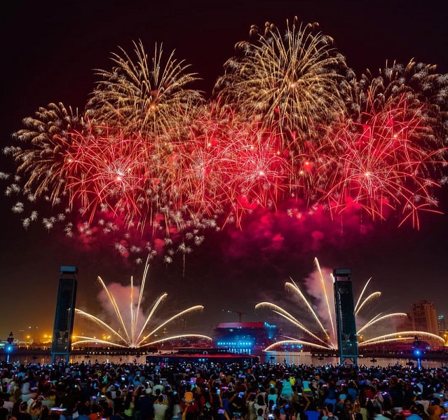 Eid Al Adha 2023 fireworks in Dubai