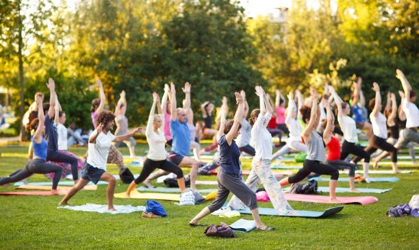 largest yoga class at Zabeel Park