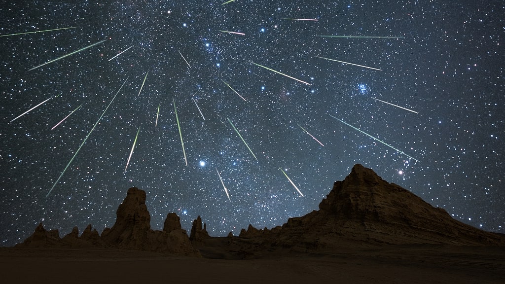 The Perseids meteor shower